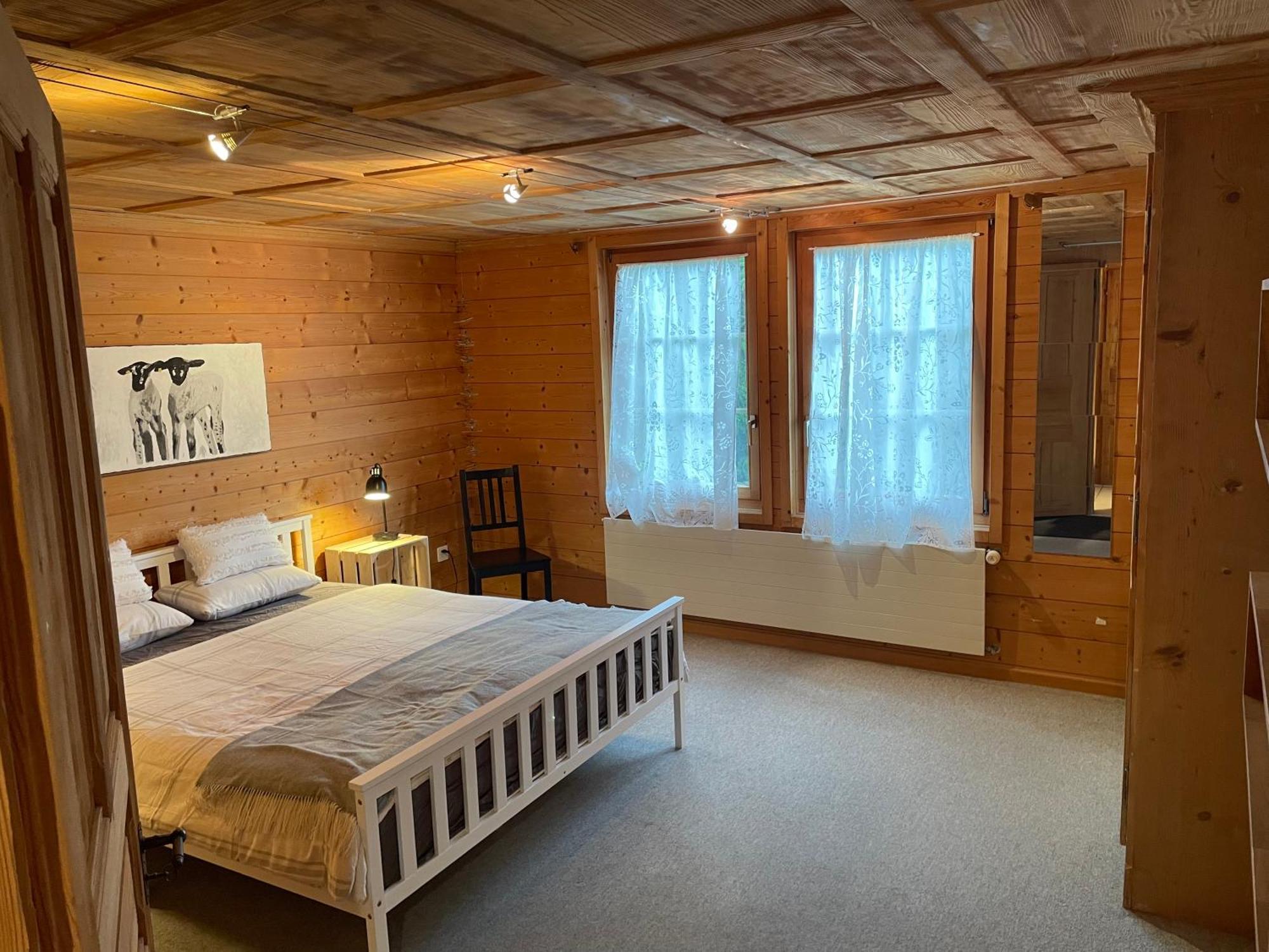 Edelweiss 4 Zi Ferienwohnung In Landhaus Frutigen Exterior foto