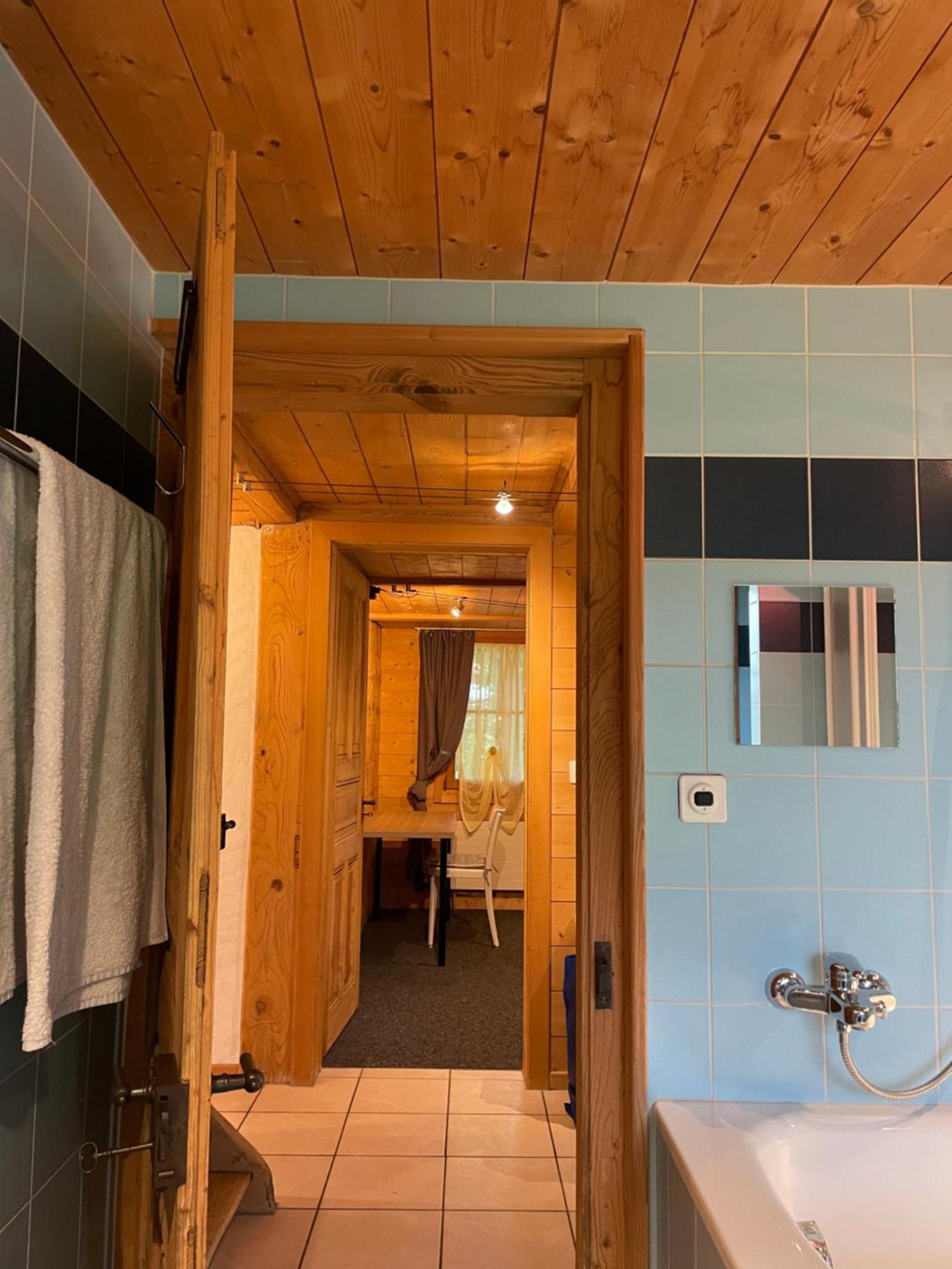Edelweiss 4 Zi Ferienwohnung In Landhaus Frutigen Exterior foto